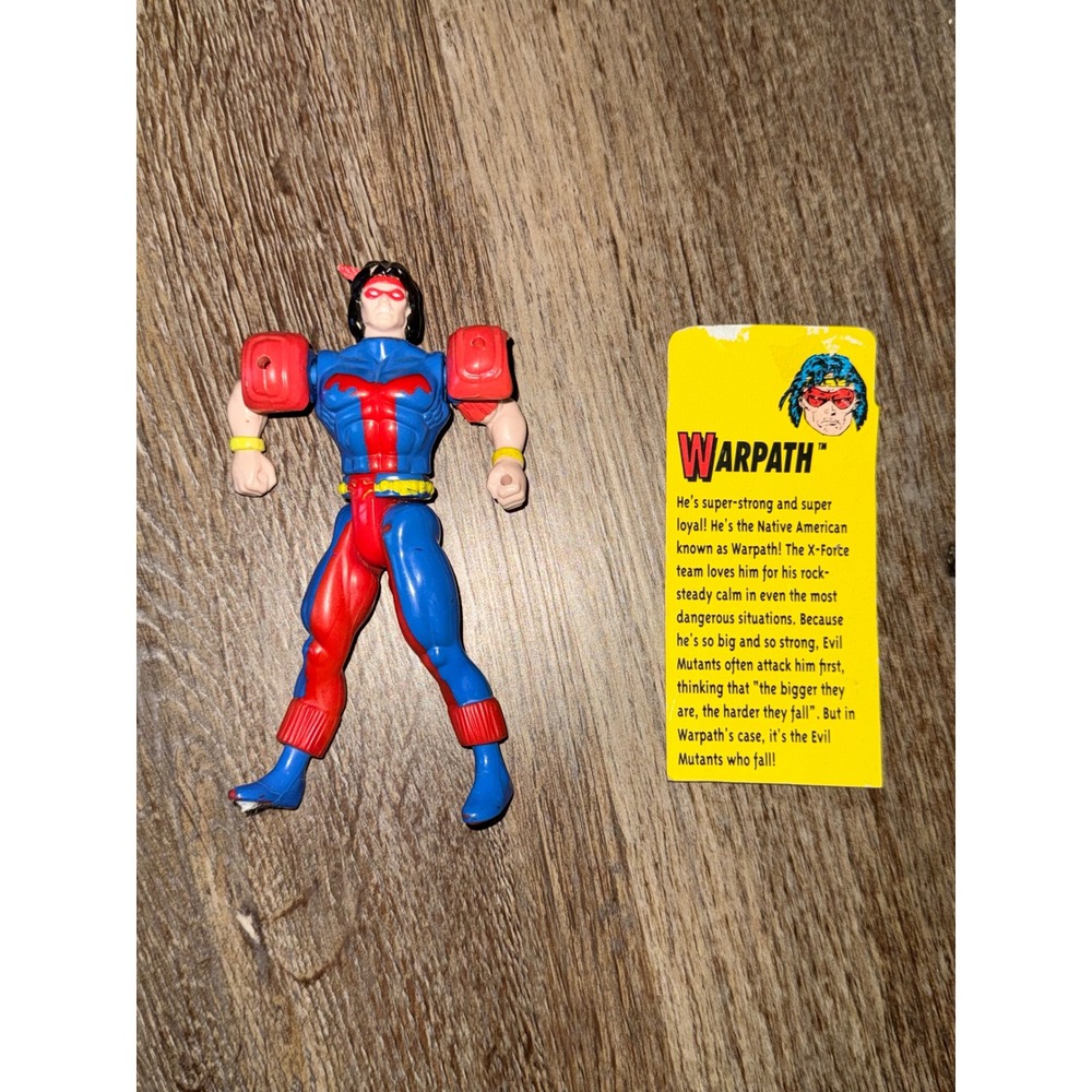 Vintage Marvel X-Men Toybiz Warpath Action Figure 1992 5" Comics Pre-legends